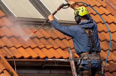 Démoussage et hydrofuge de toiture à Maransin